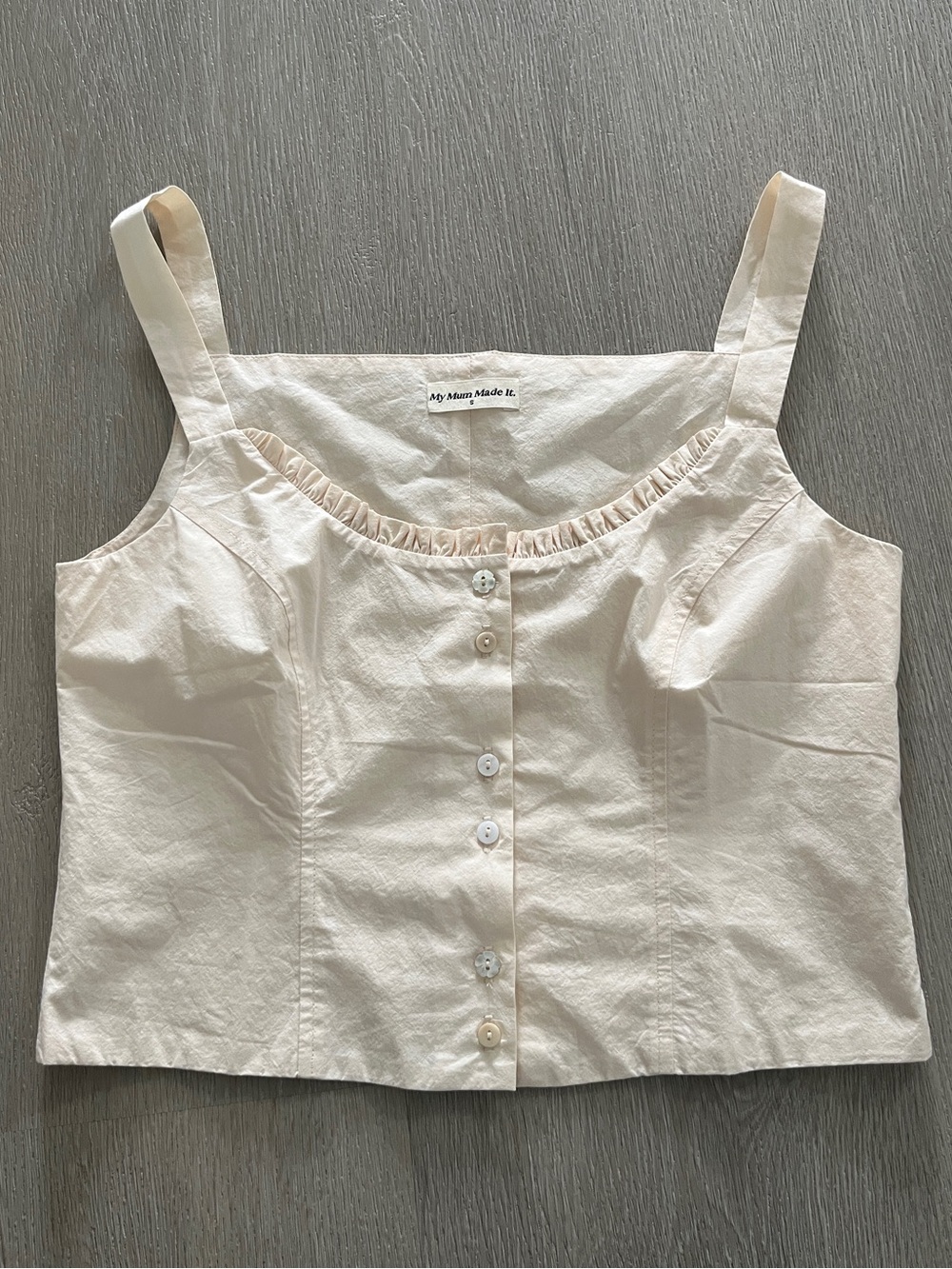 My Mum Made It Cream Top